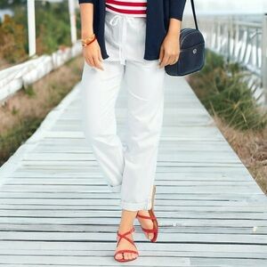 TALBOTS DRAWSTRING CUFFED PANTS